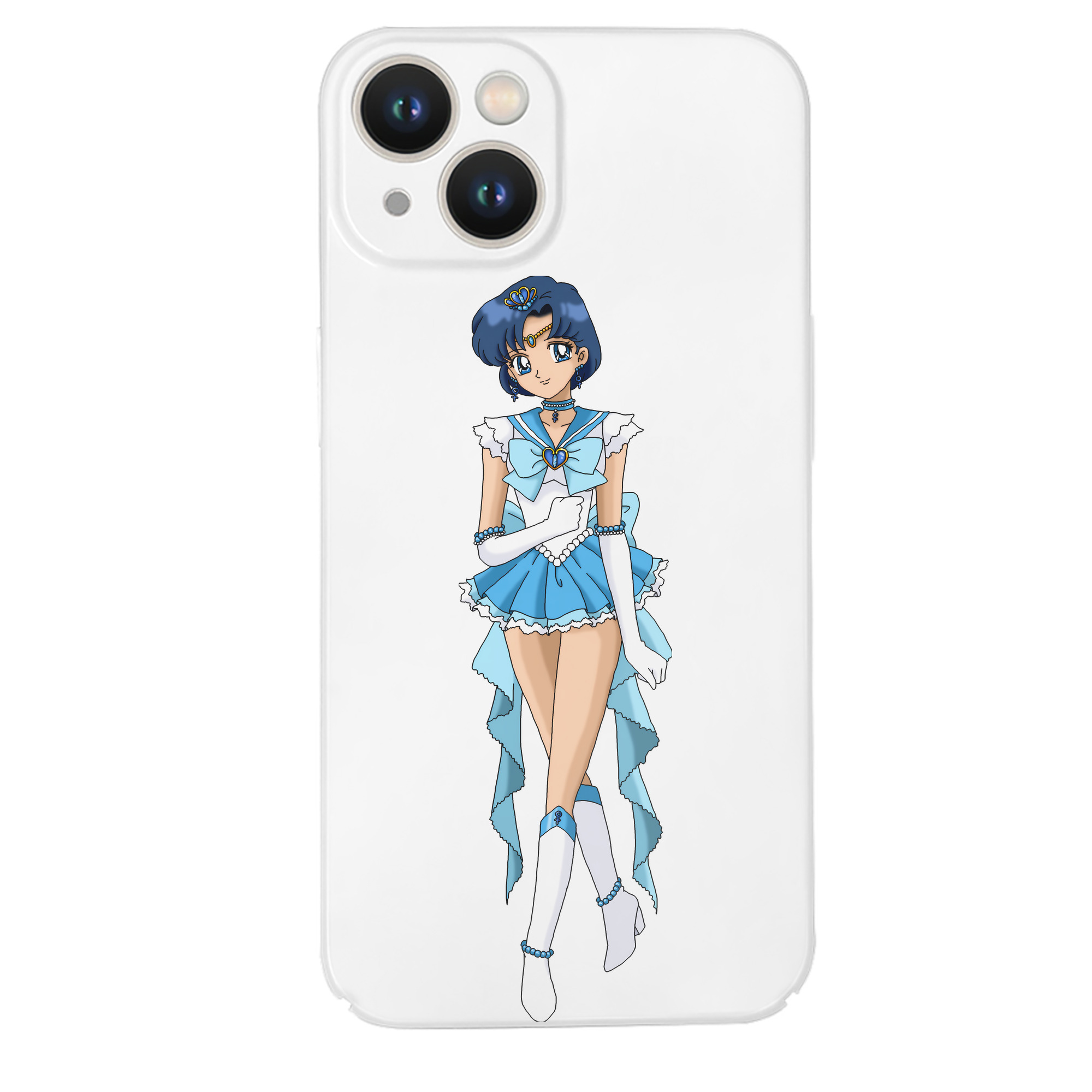 （画像用） 美少女戦士セーラームーン 水野 亜美 みずの あみ Sailor Moon Mizuno Ami 【iPhone 14シリーズ対応】ハードケース